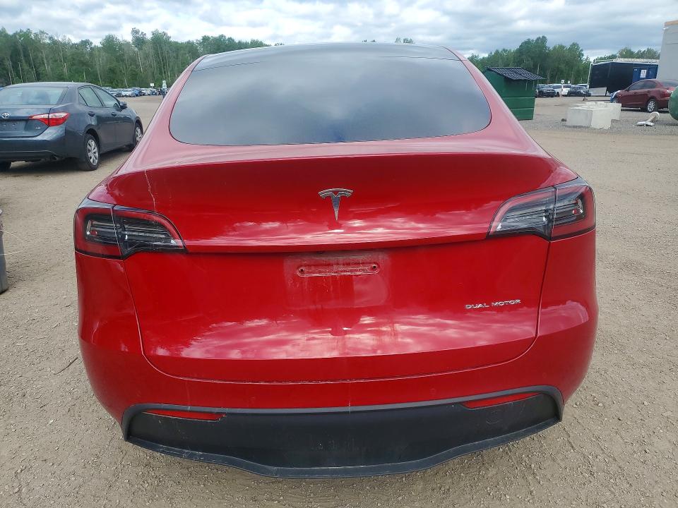 2022 Tesla Model Y მანქანა იყიდება აუქციონზე, vin: 7SAYGDEE0NF512993, აუქციონის ნომერი: 57128746