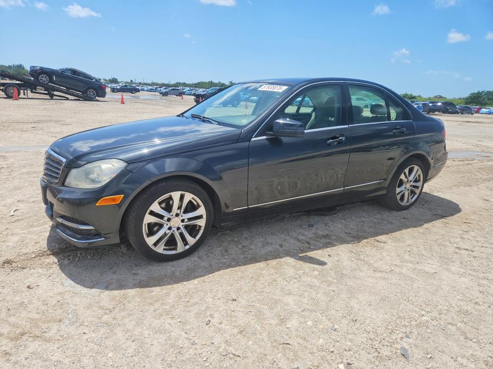 Auction sale of the 2013 Mercedes-benz C, vin: WDDGF8AB2DR263285, lot number: 57935876
