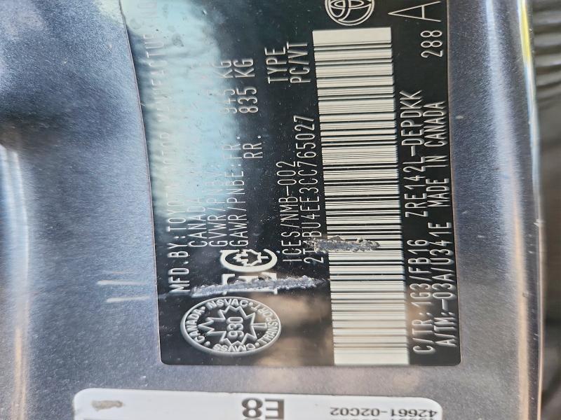Aukcja sprzedaży 2012 Toyota Corolla, vin: 2T1BU4EE3CC765027, numer aukcji: 57722606