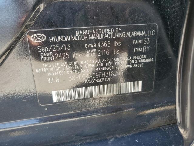 2014 Hyundai Sonata Se მანქანა იყიდება აუქციონზე, vin: 5NPEC4AC9EH818253, აუქციონის ნომერი: 58588823