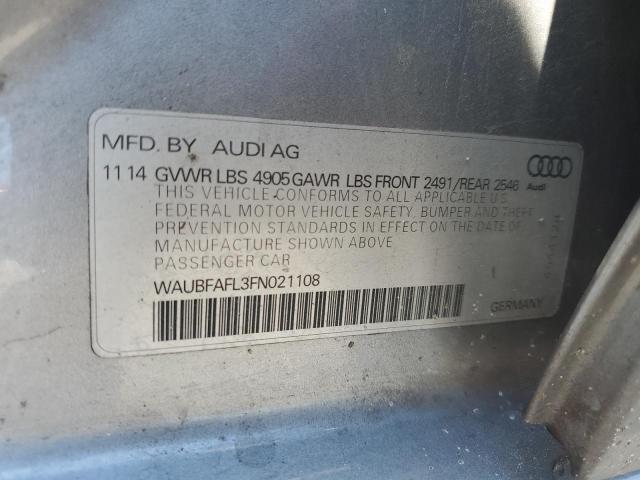 Aukcja sprzedaży 2015 Audi A4 Premium, vin: WAUBFAFL3FN021108, numer aukcji: 61328993