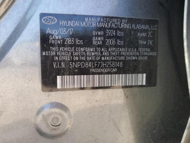 Продажа на аукционе авто 2018 Hyundai Elantra Sel, vin: 5NPD84LF7JH258148, номер лота: 61742803