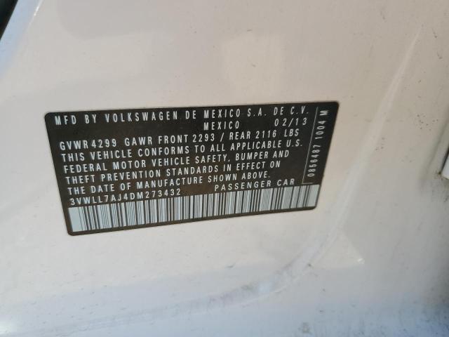 Aukcja sprzedaży 2013 Volkswagen Jetta Tdi, vin: 3VWLL7AJ4DM273432, numer aukcji: 58689223