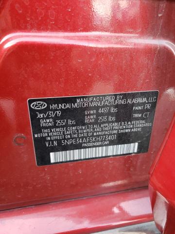 Aukcja sprzedaży 2019 Hyundai Sonata Limited, vin: 5NPE34AF5KH773401, numer aukcji: 60775473