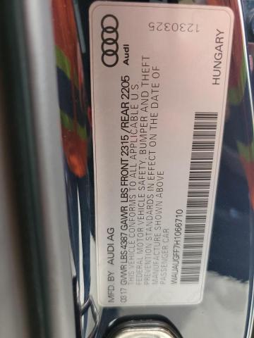 Aukcja sprzedaży 2017 Audi A3 Premium, vin: WAUAUGFF7H1066710, numer aukcji: 61202823