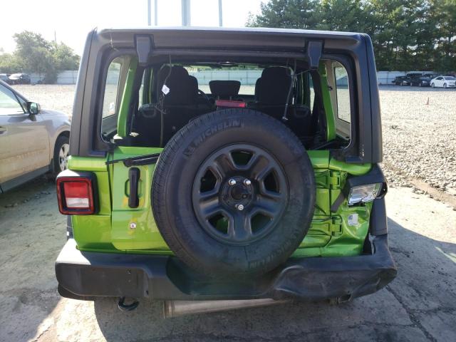 2018 Jeep Wrangler Unlimited Sport მანქანა იყიდება აუქციონზე, vin: 1C4HJXDN8JW239731, აუქციონის ნომერი: 60916413