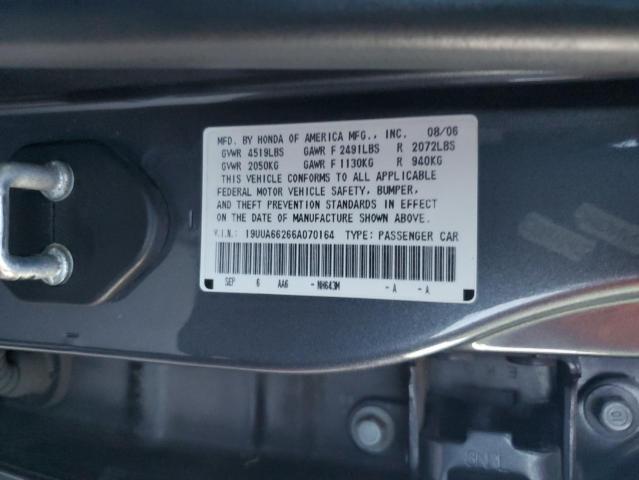 59071093 :رقم المزاد ، 19UUA66266A070164 vin ، 2006 Acura 3.2tl مزاد بيع