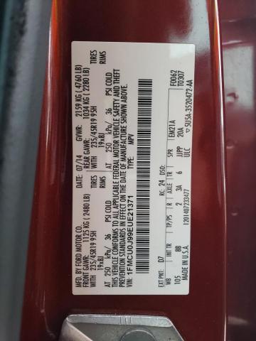 2014 Ford Escape Titanium მანქანა იყიდება აუქციონზე, vin: 1FMCU0J99EUE21371, აუქციონის ნომერი: 60173243