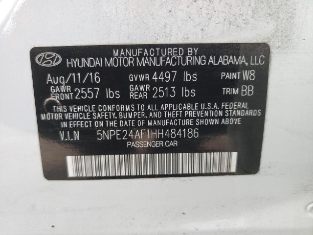 Продажа на аукционе авто 2017 Hyundai Sonata Se, vin: 5NPE24AF1HH484186, номер лота: 57793313