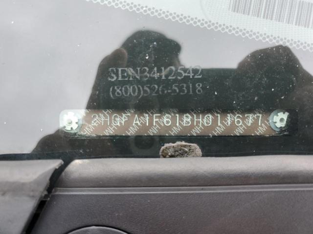 Продажа на аукционе авто 2011 Honda Civic Lx-s, vin: 2HGFA1F61BH011677, номер лота: 61743943