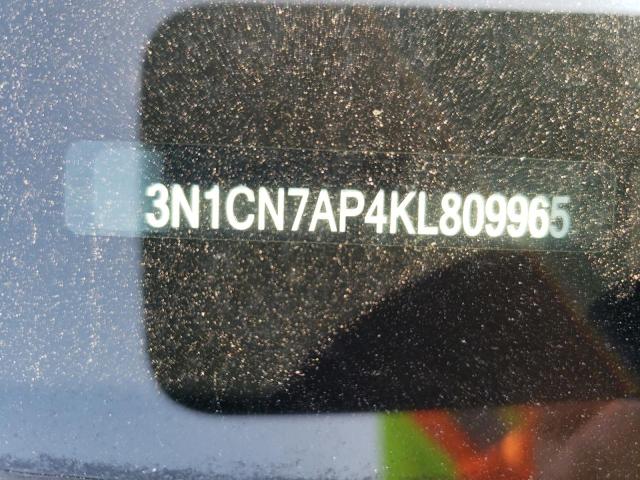 Продаж на аукціоні авто 2019 Nissan Versa S, vin: 3N1CN7AP4KL809965, номер лоту: 61606773