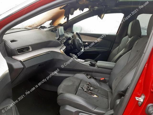 Auction sale of the 2021 Peugeot 3008 Gt Pr, vin: VF3MRHNSUMS205050, lot number: 59942363