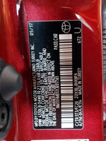 2018 Toyota C-hr Xle მანქანა იყიდება აუქციონზე, vin: NMTKHMBXXJR017565, აუქციონის ნომერი: 62139573