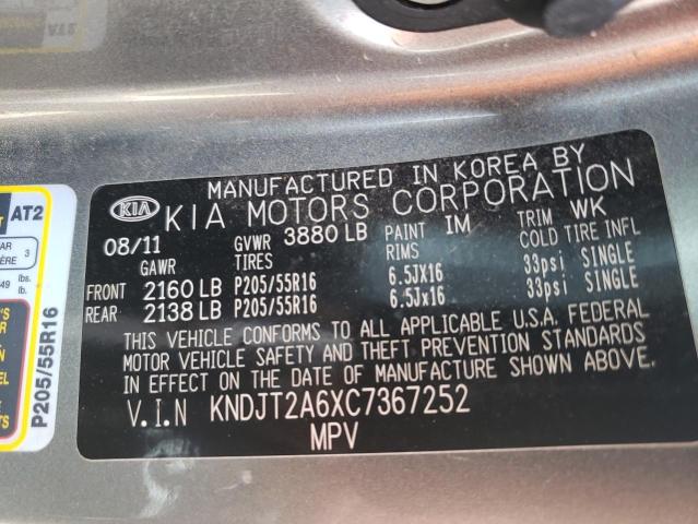 Aukcja sprzedaży 2012 Kia Soul +, vin: KNDJT2A6XC7367252, numer aukcji: 61340403