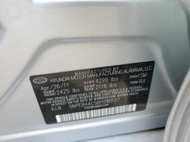 Aukcja sprzedaży 2011 Hyundai Sonata Gls, vin: 5NPEB4AC5BH290127, numer aukcji: 62263293