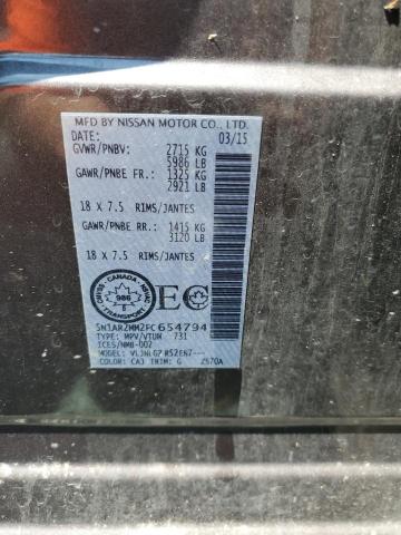Aukcja sprzedaży 2015 Nissan Pathfinder, vin: 5N1AR2MM2FC654794, numer aukcji: 61889143