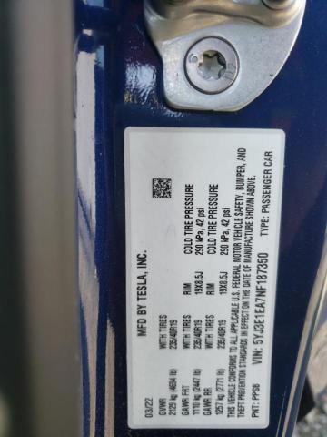 Aukcja sprzedaży 2022 Tesla Model 3, vin: 5YJ3E1EA7NF187350, numer aukcji: 59487843