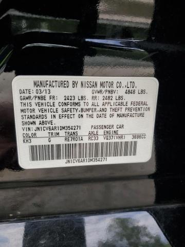 59343383 :رقم المزاد ، JN1CV6AR1DM354271 vin ، 2013 Infiniti G37 مزاد بيع