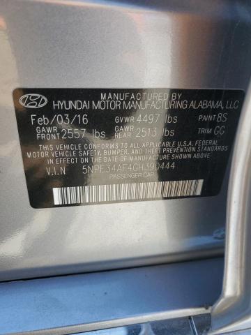 Aukcja sprzedaży 2016 Hyundai Sonata Sport, vin: 5NPE34AF4GH390444, numer aukcji: 59931913