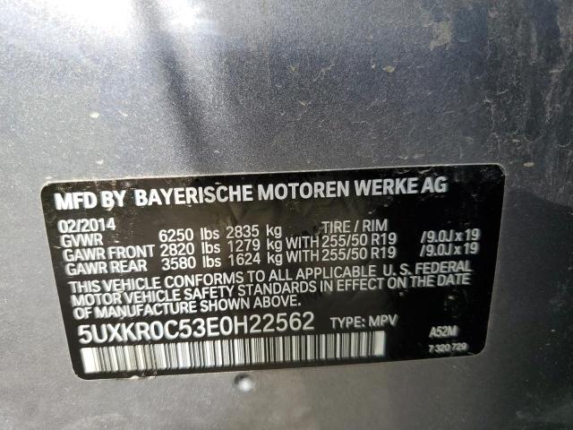 Aukcja sprzedaży 2014 Bmw X5 Xdrive35i, vin: 5UXKR0C53E0H22562, numer aukcji: 58325533
