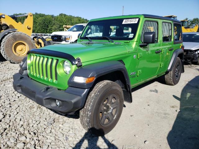 2018 Jeep Wrangler Unlimited Sport მანქანა იყიდება აუქციონზე, vin: 1C4HJXDN8JW239731, აუქციონის ნომერი: 60916413