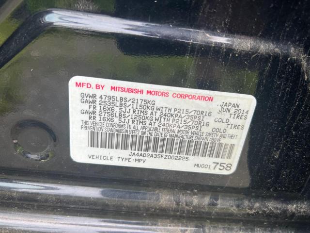 Продаж на аукціоні авто 2015 Mitsubishi Outlander Es, vin: JA4AD2A35FZ002225, номер лоту: 60763463