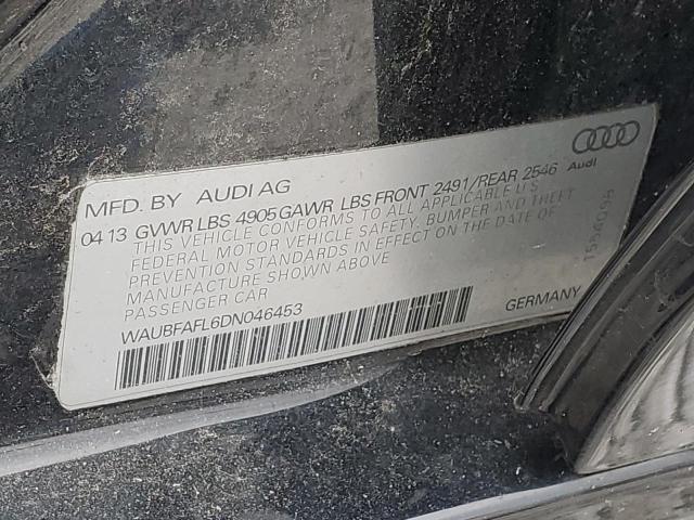 Aukcja sprzedaży 2013 Audi A4 Premium, vin: WAUBFAFL6DN046453, numer aukcji: 61539923