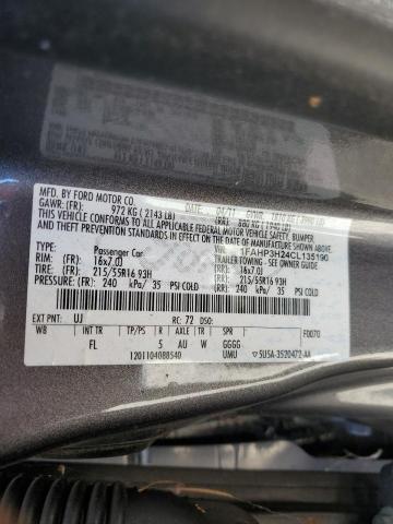 Aukcja sprzedaży 2012 Ford Focus Sel, vin: 1FAHP3H24CL135190, numer aukcji: 59714623