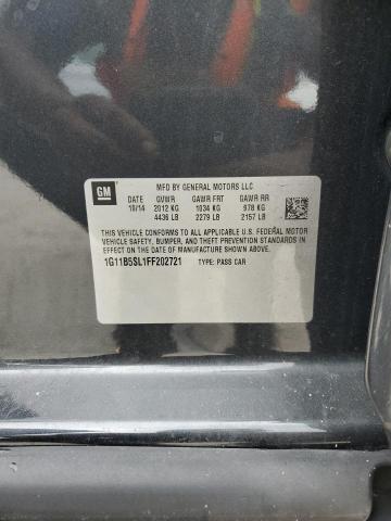 Aukcja sprzedaży 2015 Chevrolet Malibu Ls, vin: 1G11B5SL1FF202721, numer aukcji: 61409623