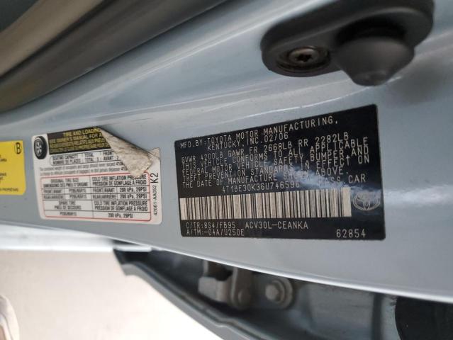 Продажа на аукционе авто 2006 Toyota Camry Le, vin: 4T1BE30K36U746596, номер лота: 58477353