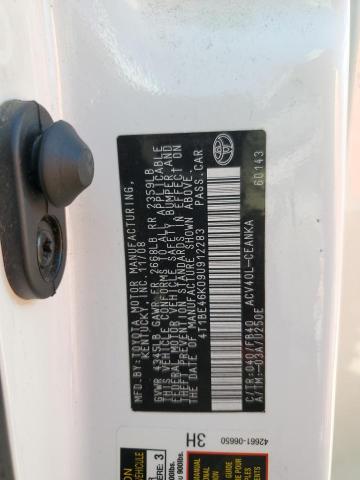 Aukcja sprzedaży 2009 Toyota Camry Base, vin: 4T1BE46K09U912283, numer aukcji: 60061753