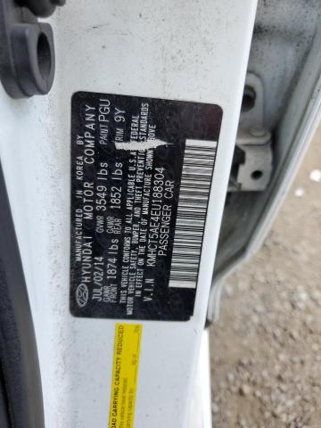 61692503 :رقم المزاد ، KMHCT5AE4EU188304 vin ، 2014 Hyundai Accent Gls مزاد بيع