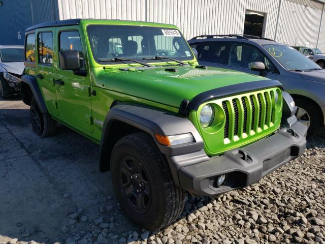 2018 Jeep Wrangler Unlimited Sport მანქანა იყიდება აუქციონზე, vin: 1C4HJXDN8JW239731, აუქციონის ნომერი: 60916413