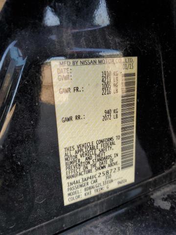 Aukcja sprzedaży 2015 Nissan Altima 2.5, vin: 1N4AL3AP4FC258723, numer aukcji: 58579203