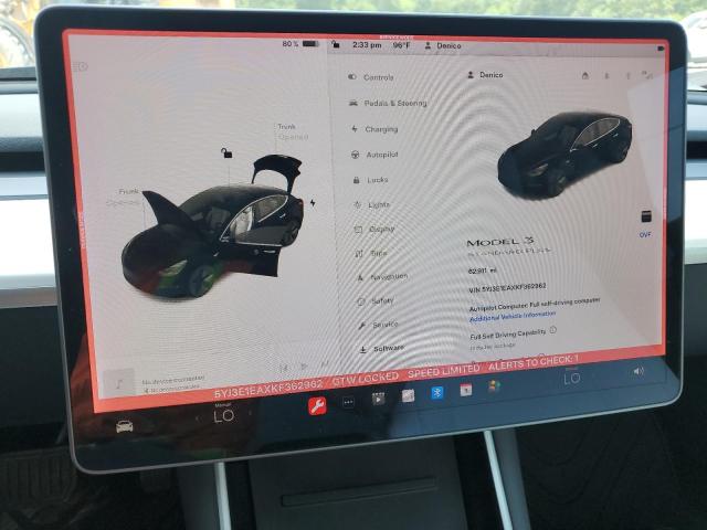 Продажа на аукционе авто 2019 Tesla Model 3, vin: 5YJ3E1EAXKF362962, номер лота: 58587263