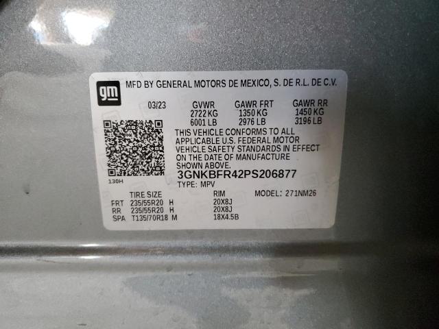 Продажа на аукционе авто 2023 Chevrolet Blazer, vin: 3GNKBFR42PS206877, номер лота: 58291823