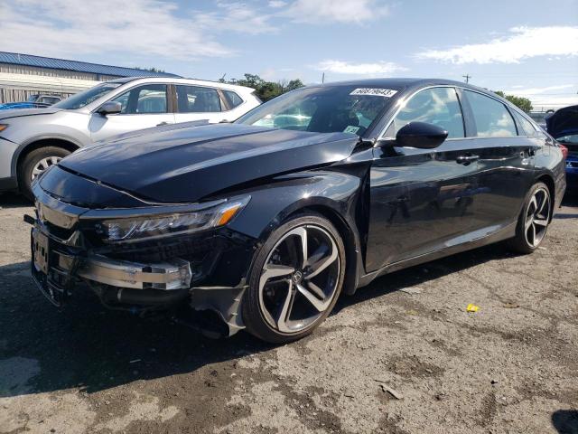 60879643 :رقم المزاد ، 1HGCV1F30JA200296 vin ، 2018 Honda Accord Sport مزاد بيع
