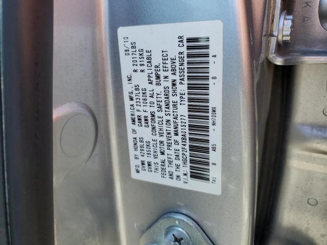 59845393 :رقم المزاد ، 1HGCP2F4XBA015277 vin ، 2011 Honda Accord Lxp مزاد بيع