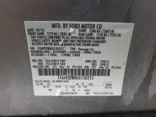 Продажа на аукционе авто 2016 Ford Taurus Limited, vin: 1FAHP2F88GG120255, номер лота: 59075533