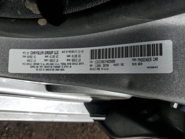 Продажа на аукционе авто 2015 Chrysler 200 Limited, vin: 1C3CCCAB1FN625089, номер лота: 61608353
