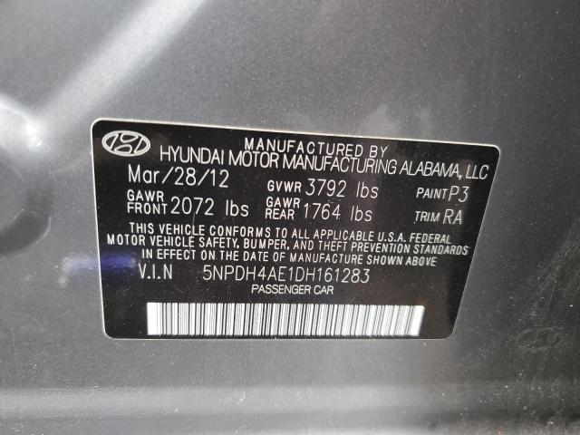 Aukcja sprzedaży 2013 Hyundai Elantra Gls, vin: 5NPDH4AE1DH161283, numer aukcji: 60388983