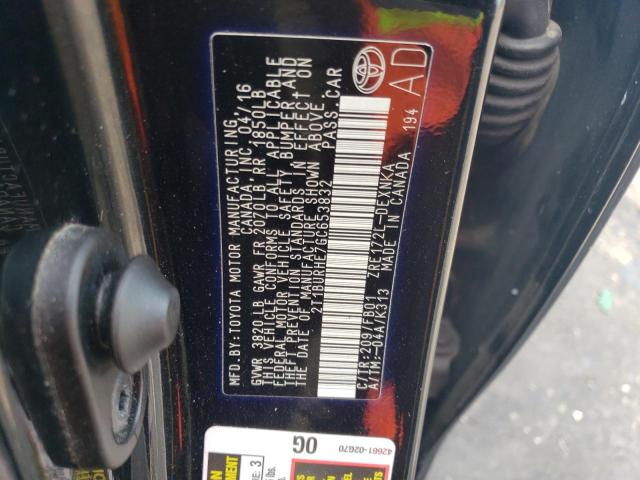 Aukcja sprzedaży 2016 Toyota Corolla L, vin: 2T1BURHE7GC653832, numer aukcji: 61013743