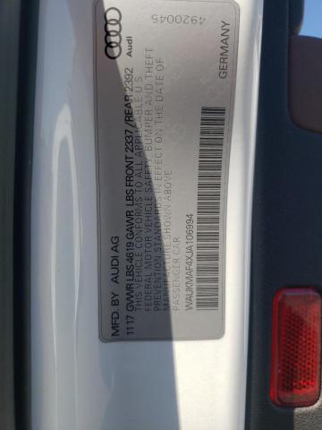 Auction sale of the 2018 Audi A4 Premium, vin: WAUKMAF4XJA106994, lot number: 59088283
