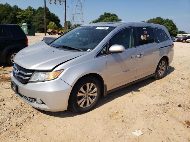 58593633 :رقم المزاد ، 5FNRL5H62EB001695 vin ، 2014 Honda Odyssey Exl مزاد بيع