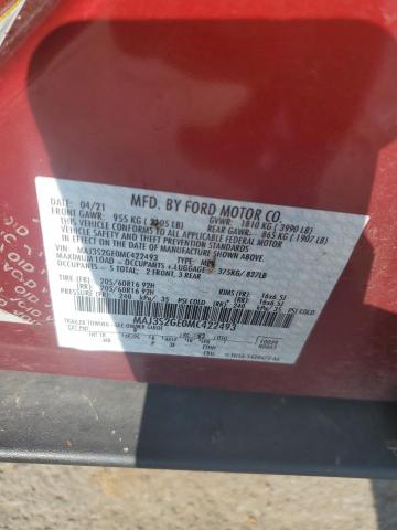 60821113 :رقم المزاد ، MAJ3S2GE0MC422493 vin ، 2021 Ford Ecosport Se مزاد بيع