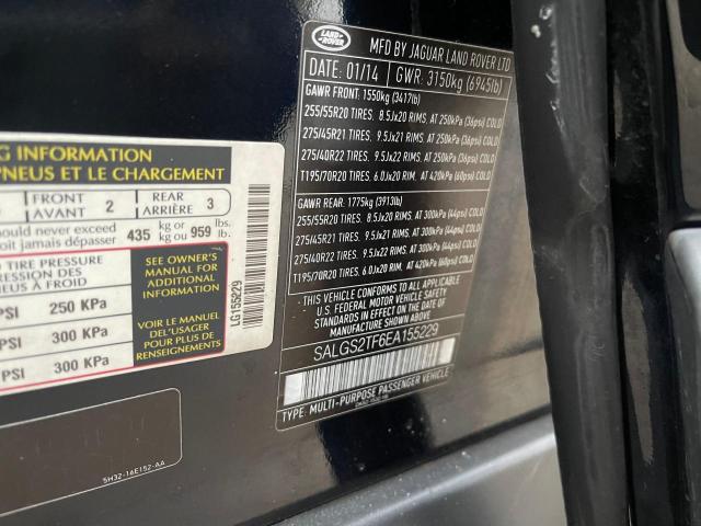 61966313 :رقم المزاد ، SALGS2TF6EA155229 vin ، 2014 Land Rover Range Rover Supercharged مزاد بيع