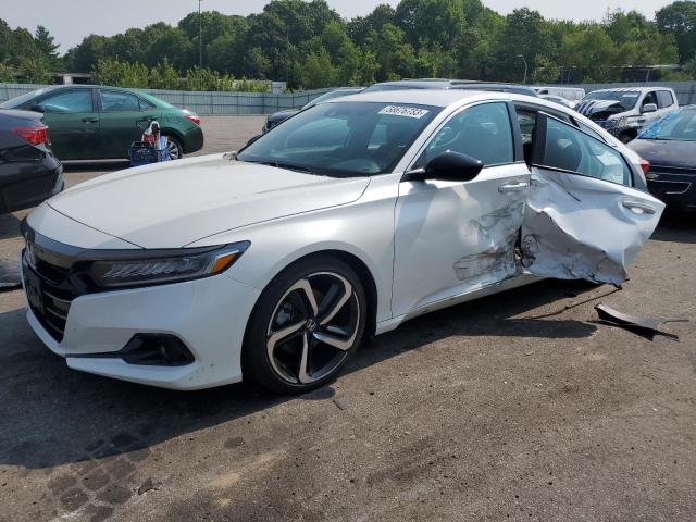 58676733 :رقم المزاد ، 1HGCV1F36MA056368 vin ، 2021 Honda Accord Sport مزاد بيع