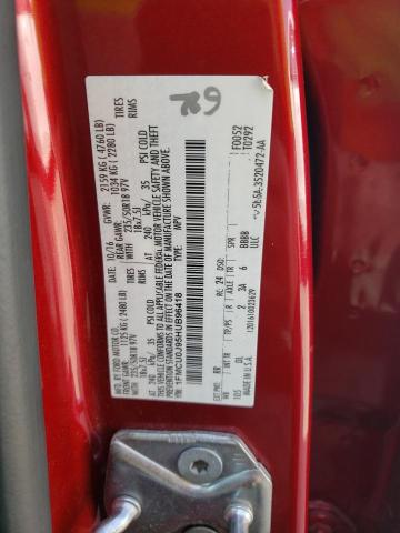 2017 Ford Escape Titanium მანქანა იყიდება აუქციონზე, vin: 1FMCU0J95HUB96418, აუქციონის ნომერი: 61202253