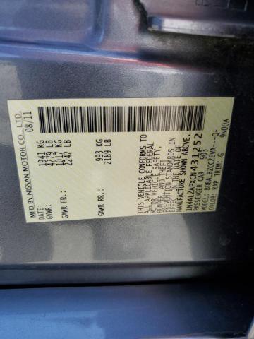Продаж на аукціоні авто 2012 Nissan Altima Base, vin: 1N4AL2APXCN431252, номер лоту: 62296573
