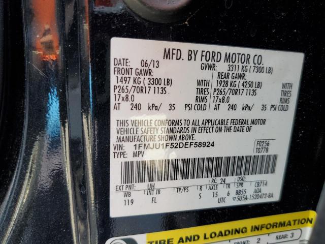 Продажа на аукционе авто 2013 Ford Expedition Xl, vin: 1FMJU1F52DEF58924, номер лота: 58093133